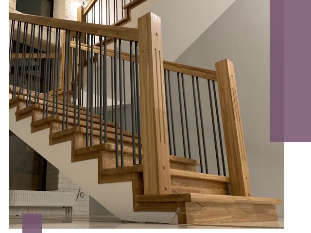 Реставрация деревянных и металлических лестниц в Кингисеппе