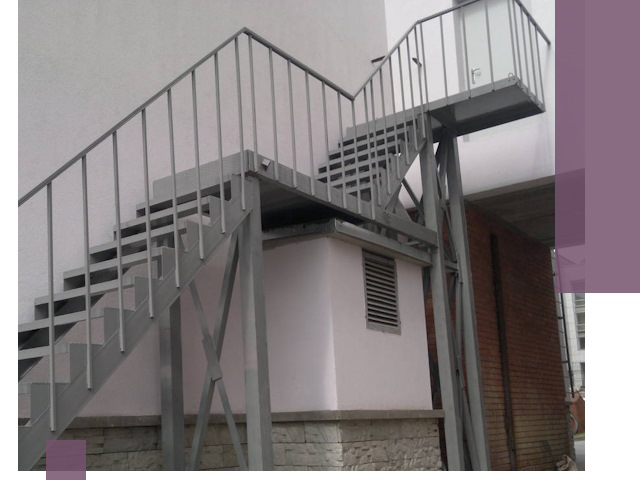 Монтаж пожарных лестниц под ключ в Кингисеппе с гарантией качества