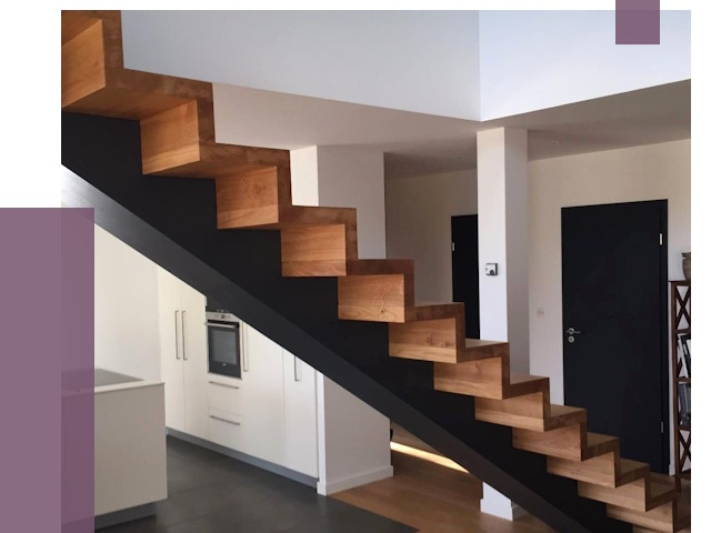 Изготовление деревянных лестниц в Кингисеппе от 88264 руб. | ПРОЛЁТ-Кгп