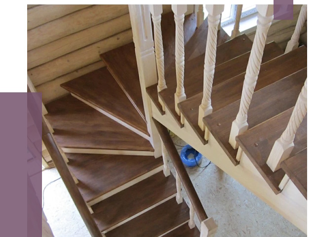 Реставрация деревянных лестниц в Кингисеппе от 4361 руб.