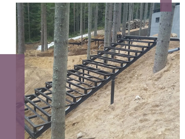 Монтаж металлических лестниц в Кингисеппе от 13759 руб. 