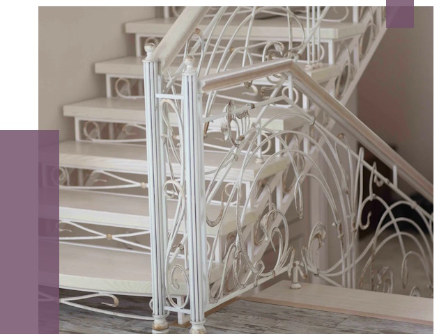 Изготовление кованых лестниц на заказ в Кингисеппе от 88264 руб. | ПРОЛЁТ-Кгп