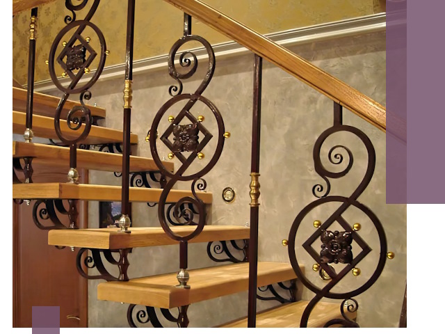 Изготовление кованых лестниц под ключ в Кингисеппе