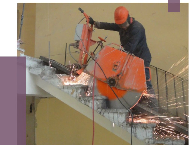 Демонтаж бетонных лестниц в Кингисеппе от 4673 руб. за м2 | ПРОЛЁТ-Кгп