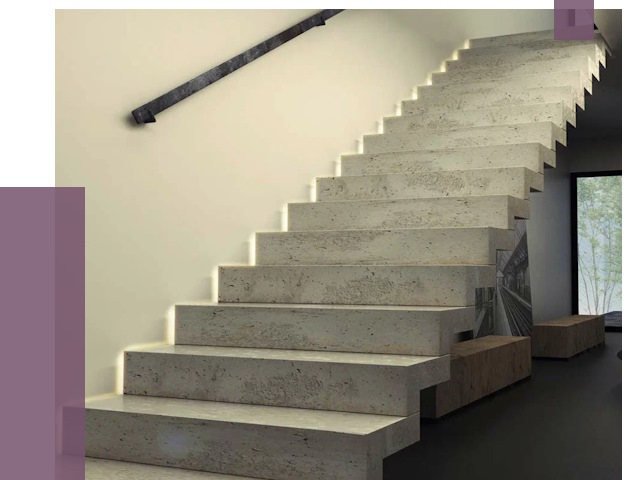 Облицовка бетонных лестниц в Кингисеппе от 4673 руб/м2 