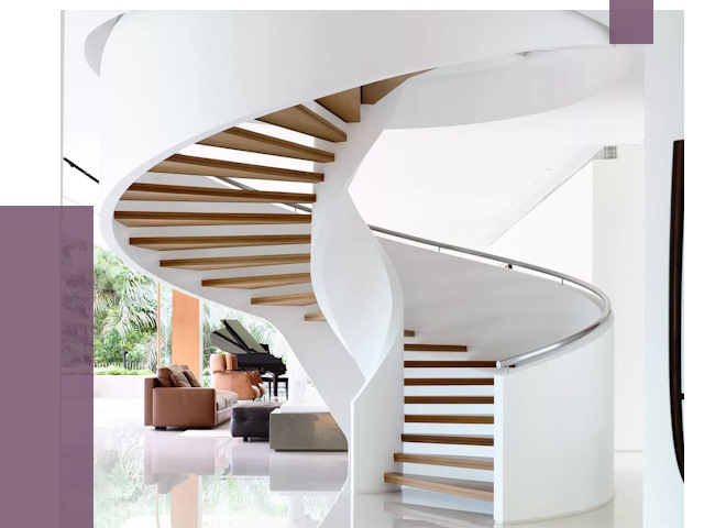 Винтовые лестницы в Кингисеппе под ключ от 49324 руб. | ПРОЛЁТ-Кгп