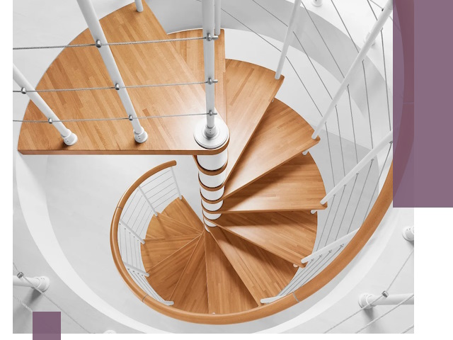 Изготовление винтовых лестниц под ключ в Кингисеппе