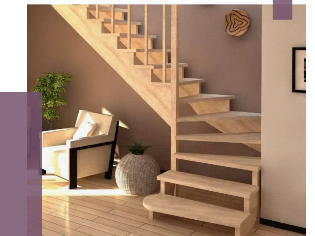 Изготовление Г-образных лестниц в Кингисеппе от 19210 руб. 