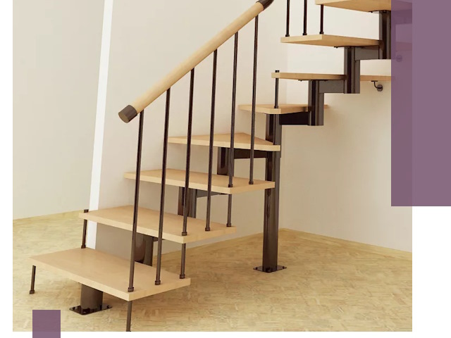 Монтаж лестниц на больцах в Кингисеппе — быстро и надежно