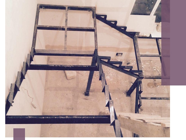 Монтаж лестниц на металлокаркасе в Кингисеппе быстро и качественно