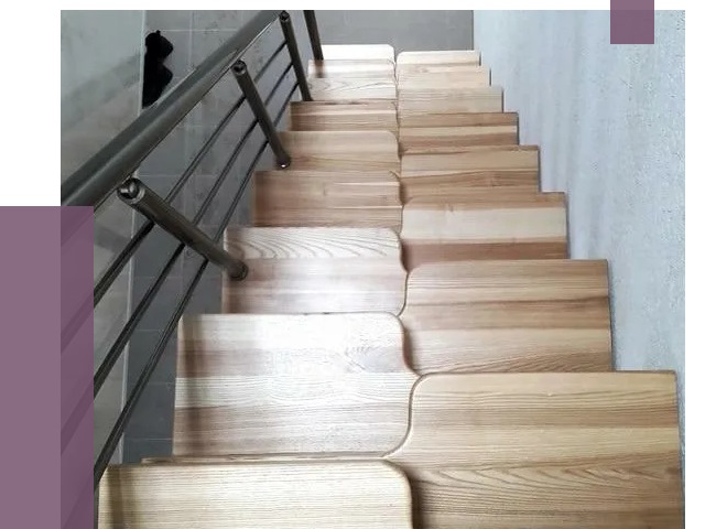 Лестницы гусиный шаг в Кингисеппе от 13240 руб. под ключ | ПРОЛЁТ-Кгп