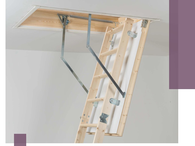 Установка чердачной лестницы под ключ в Кингисеппе