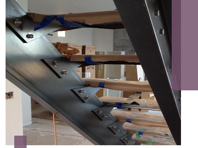 Усиление лестничных конструкций и усиление опор в Кингисеппе