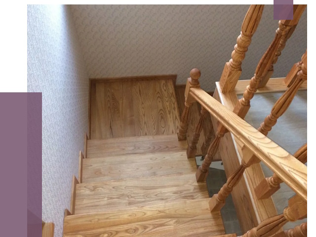 Сосновые лестницы в Кингисеппе под ключ от 8203 руб.  | ПРОЛЁТ-Кгп