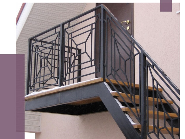 Металлические перила в Кингисеппе от 4361 руб.  | ПРОЛЁТ-Кгп