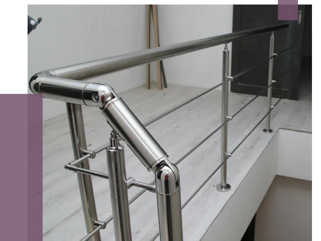 Перила из нержавеющей стали в Кингисеппе от 9138 руб. под ключ | ПРОЛЁТ-Кгп