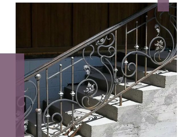 Кованые перила в Кингисеппе от 8826 руб. под ключ — качество от ПРОЛЁТ-Кгп
