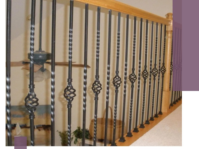 Изготовление и монтаж кованных перил в Кингисеппе под ключ