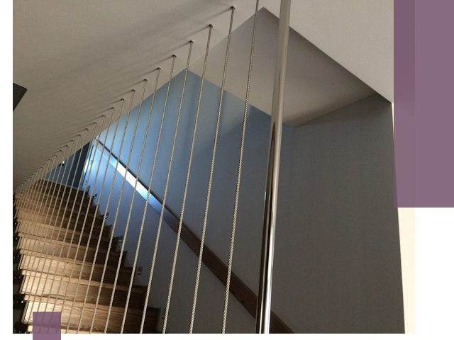 Тросовые перила под ключ в Кингисеппе — производство и монтаж