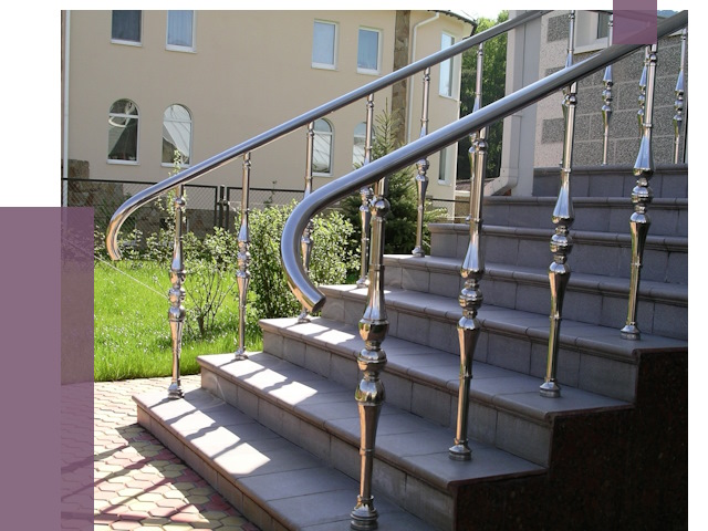 Перила для крыльца в Кингисеппе от 10903 руб. — монтаж ПРОЛЁТ-Кгп