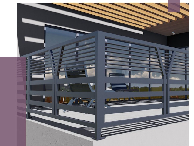 Изготовление балконных ограждений в Кингисеппе от 10903 руб. | ПРОЛЁТ-Кгп