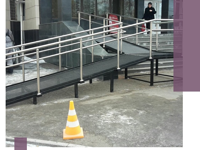 Стационарные пандусы под ключ в Кингисеппе — изготовление и монтаж