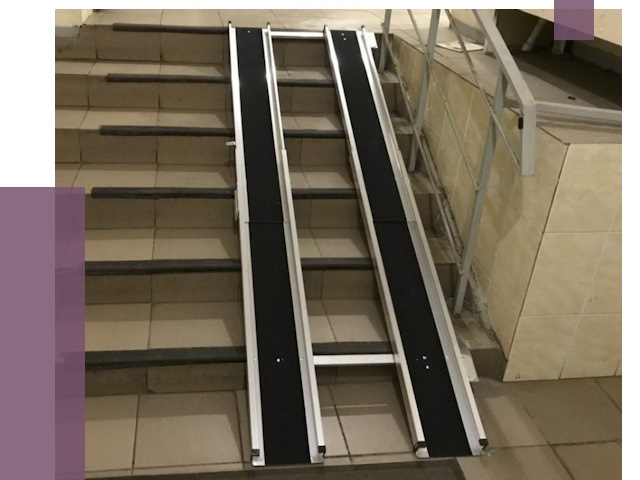 Установка пандуса в подъезд в Кингисеппе от 8100 руб. под ключ | ПРОЛЁТ-Кгп