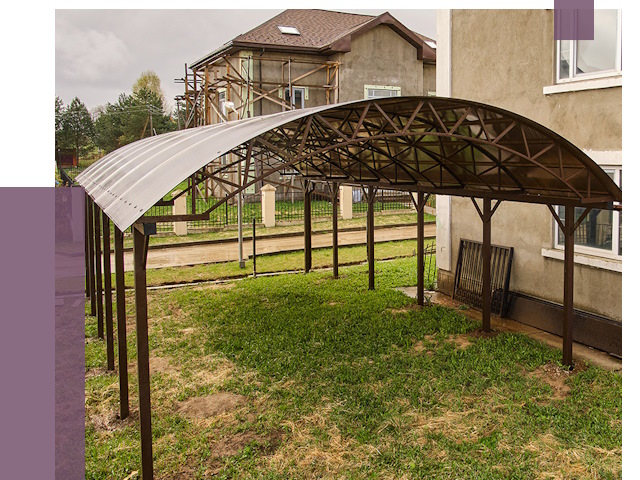 Демонтаж навесов в Кингисеппе от 4673 руб. — разборка и вывоз | ПРОЛЁТ-Кгп