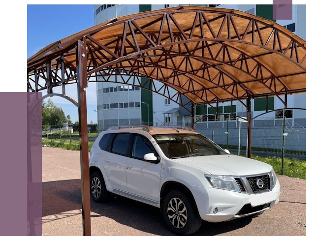 Недорогие навесы в Кингисеппе от 43613 руб. | ПРОЛЁТ-Кгп