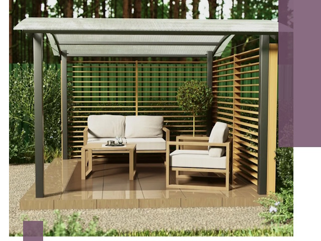 Навесы для дачи в Кингисеппе: изготовление, монтаж и демонтаж