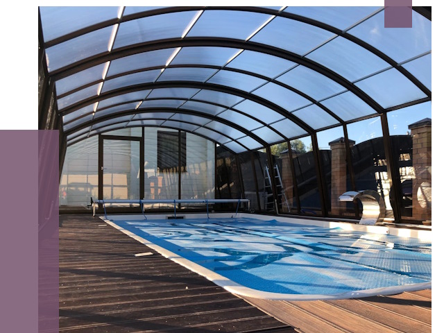 Навесы для бассейна в Кингисеппе от 17030 руб. под ключ | ПРОЛЁТ-Кгп