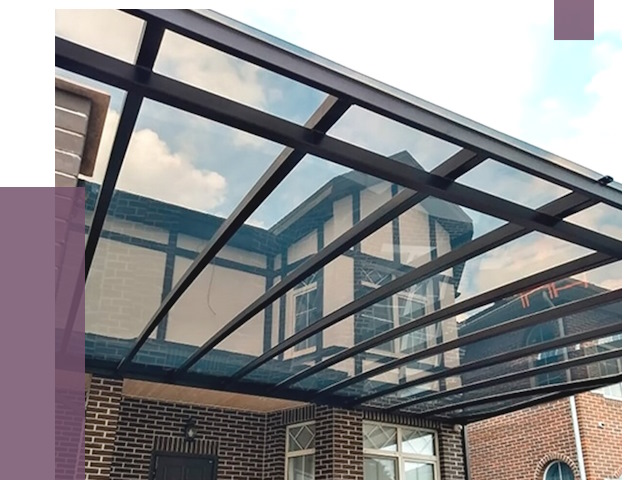 Навесы из поликарбоната в Кингисеппе от 8743 руб. под ключ — ПРОЛЁТ-Кгп