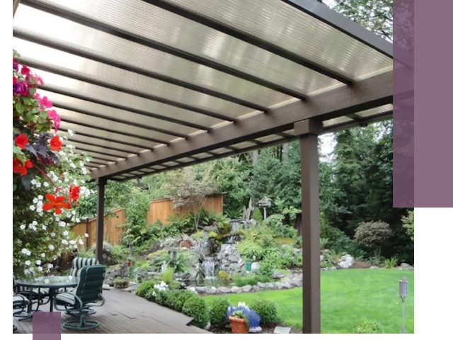 Навесы из поликарбоната под ключ в Кингисеппе быстро и надёжно