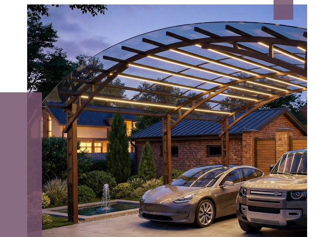 Металлические навесы в Кингисеппе от 12876 руб. под ключ — ПРОЛЁТ-Кгп