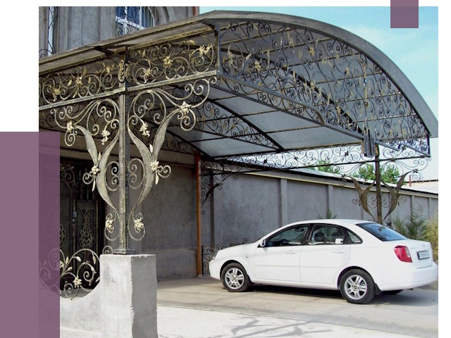 Кованые навесы в Кингисеппе от 14797 руб. | ПРОЛЁТ-Кгп