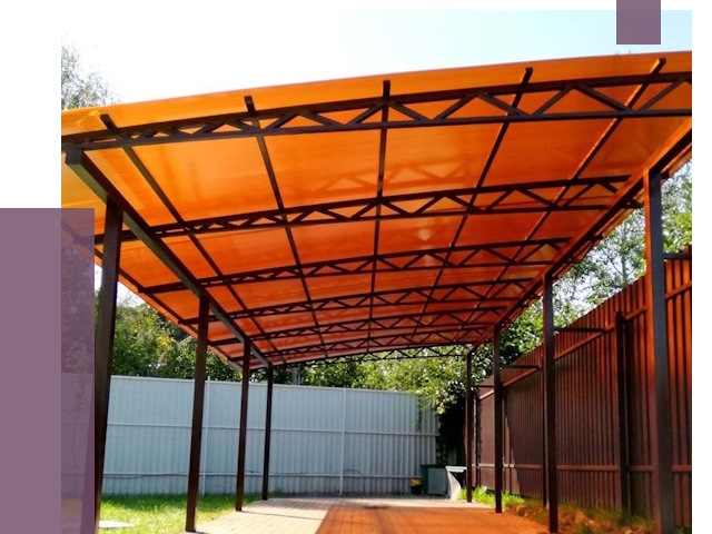 Односкатные навесы под ключ в Кингисеппе от 13343 руб. 