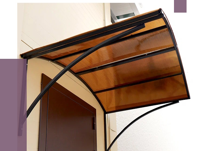 Недорогие козырьки в Кингисеппе от 7705 руб.  | ПРОЛЁТ-Кгп