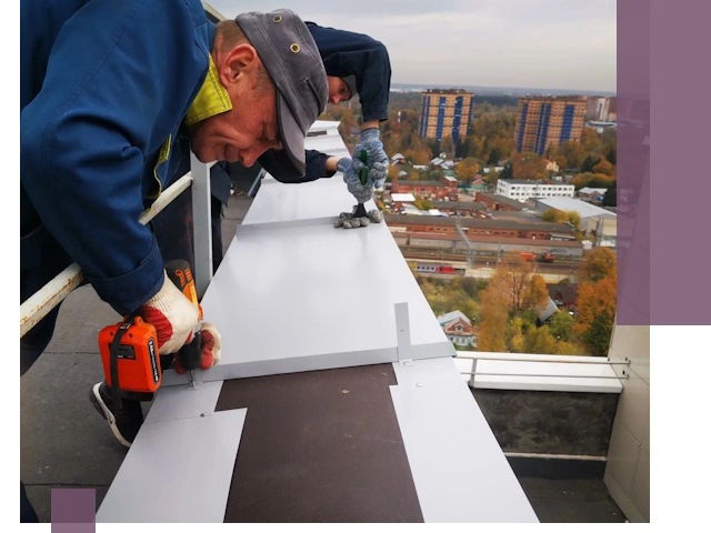 Монтаж парапетов в Кингисеппе — установка прочных металлических ограждений