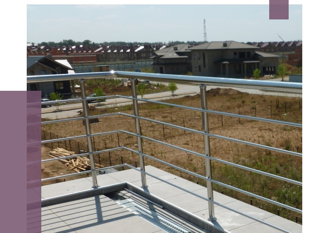 Парапеты из нержавеющей стали в Кингисеппе от 8100 руб. за м² | ПРОЛЁТ-Кгп