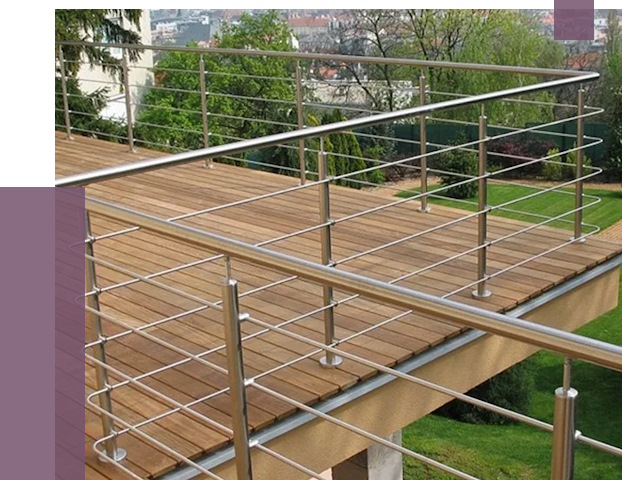 Алюминиевые парапеты в Кингисеппе под ключ от 7892 руб. 