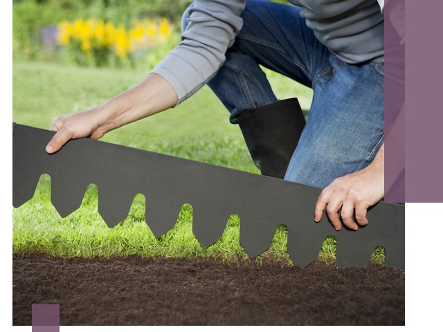 Металлические бордюры для газона в Кингисеппе — изготовление и монтаж