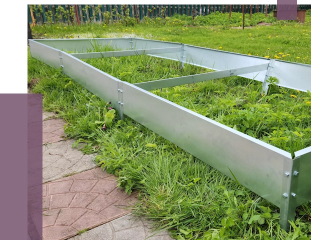 Металлические бордюры для грядок в Кингисеппе от 1817 руб. 