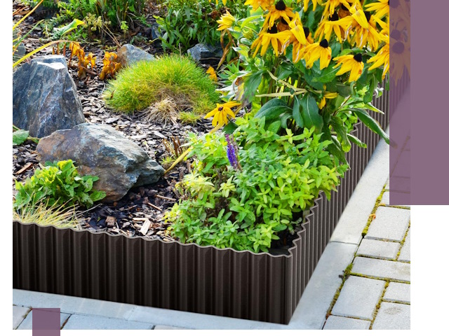 Металлические бордюры для клумб в Кингисеппе — производство и монтаж