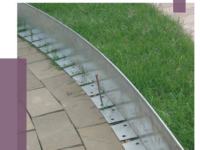 Металлические бордюры для тротуаров в Кингисеппе от 8826 руб.