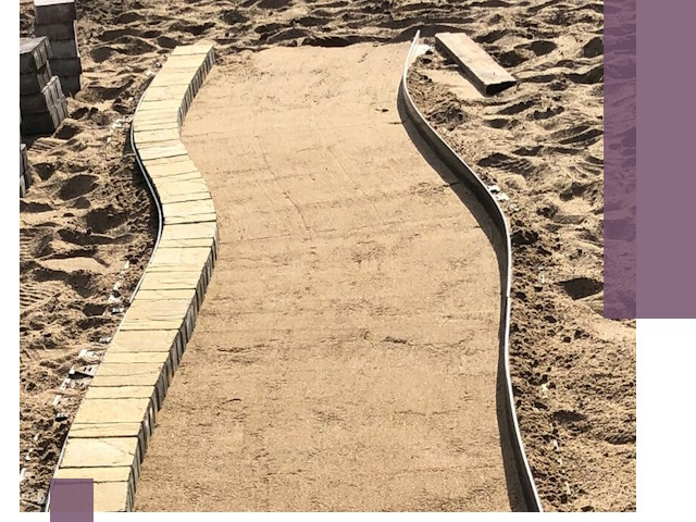 Металлические бордюры для тротуаров в Кингисеппе — прочные и долговечные