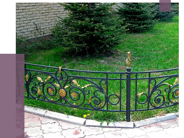 Кованые газонные ограждения в Кингисеппе от 7736 руб. — ПРОЛЁТ-Кгп