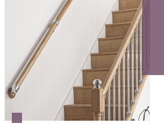 Пристенные поручни из стали и нержавейки под монтаж в Кингисеппе